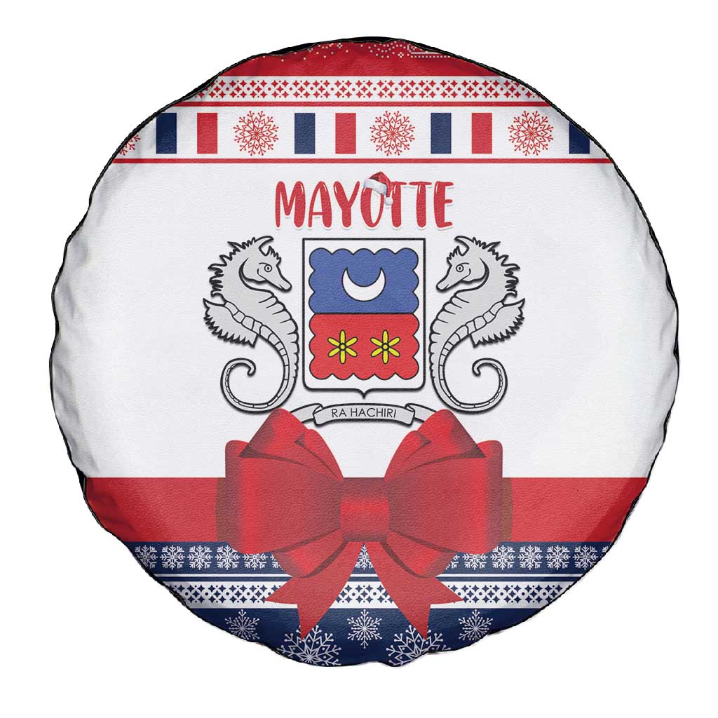 Afro Christmas in Mayotte Spare Tire Cover Joyeux Noel - African Pride