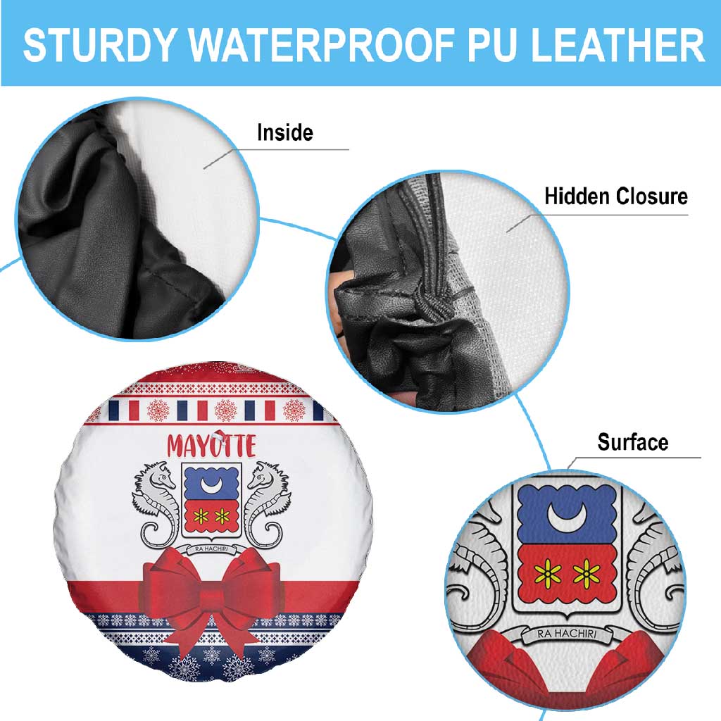 Afro Christmas in Mayotte Spare Tire Cover Joyeux Noel - African Pride