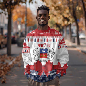 Afro Christmas in Mayotte Personalized Sweatshirt Joyeux Noel - African Pride
