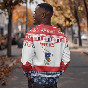 Afro Christmas in Mayotte Personalized Sweatshirt Joyeux Noel - African Pride