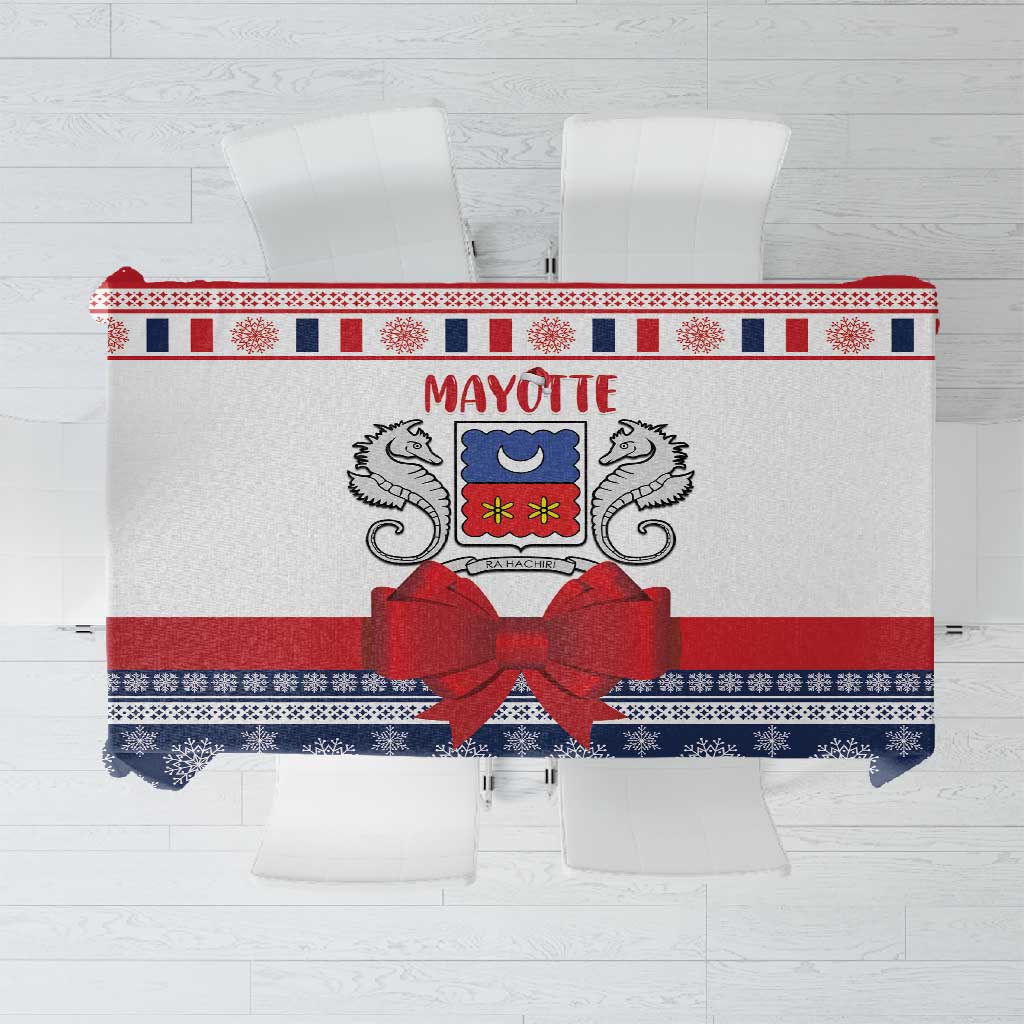 Afro Christmas in Mayotte Tablecloth Joyeux Noel - African Pride