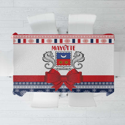 Afro Christmas in Mayotte Tablecloth Joyeux Noel - African Pride