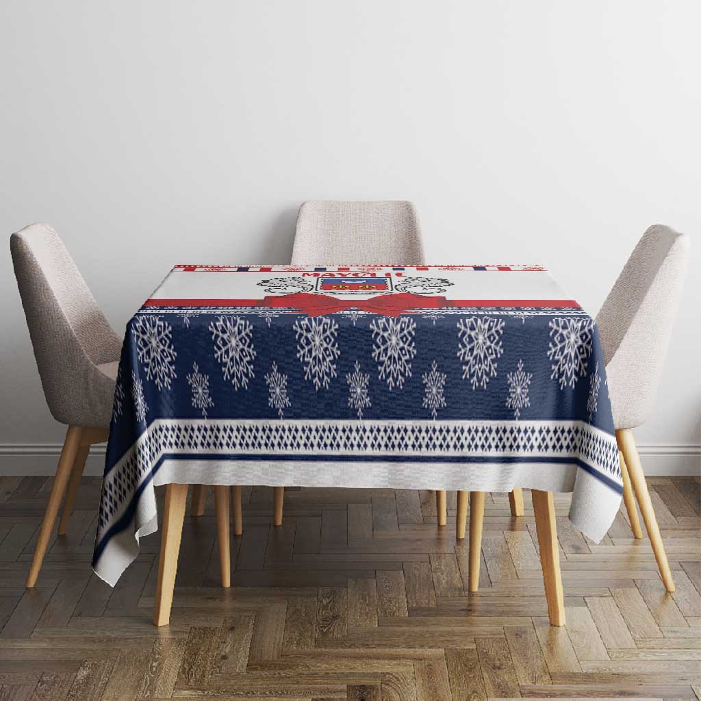 Afro Christmas in Mayotte Tablecloth Joyeux Noel - African Pride