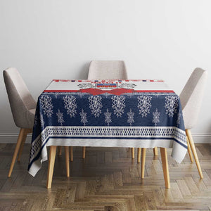 Afro Christmas in Mayotte Tablecloth Joyeux Noel - African Pride
