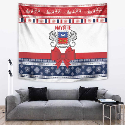 Afro Christmas in Mayotte Tapestry Joyeux Noel - African Pride