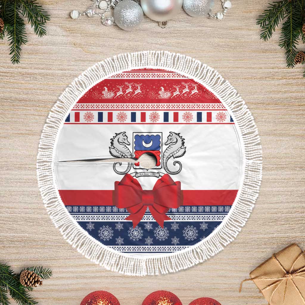 Afro Christmas in Mayotte Tree Skirt Joyeux Noel - African Pride