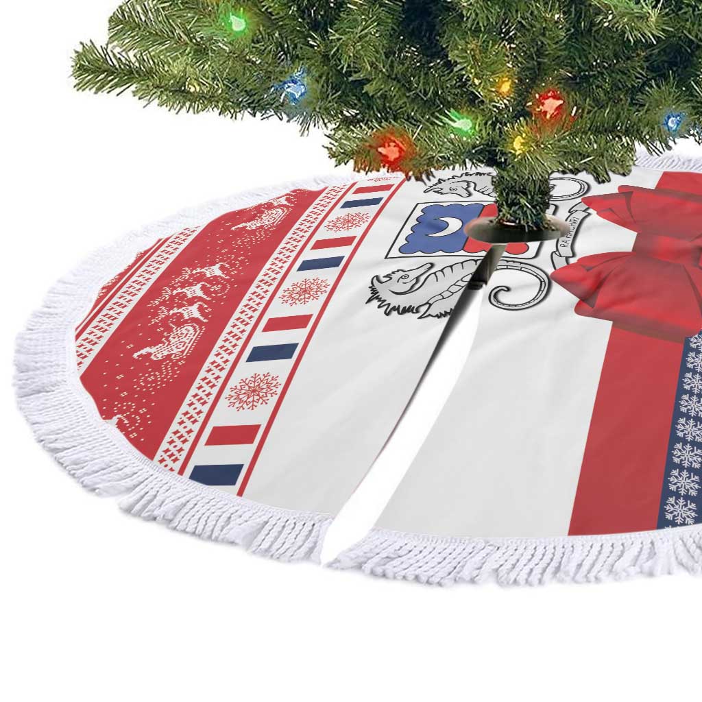 Afro Christmas in Mayotte Tree Skirt Joyeux Noel - African Pride