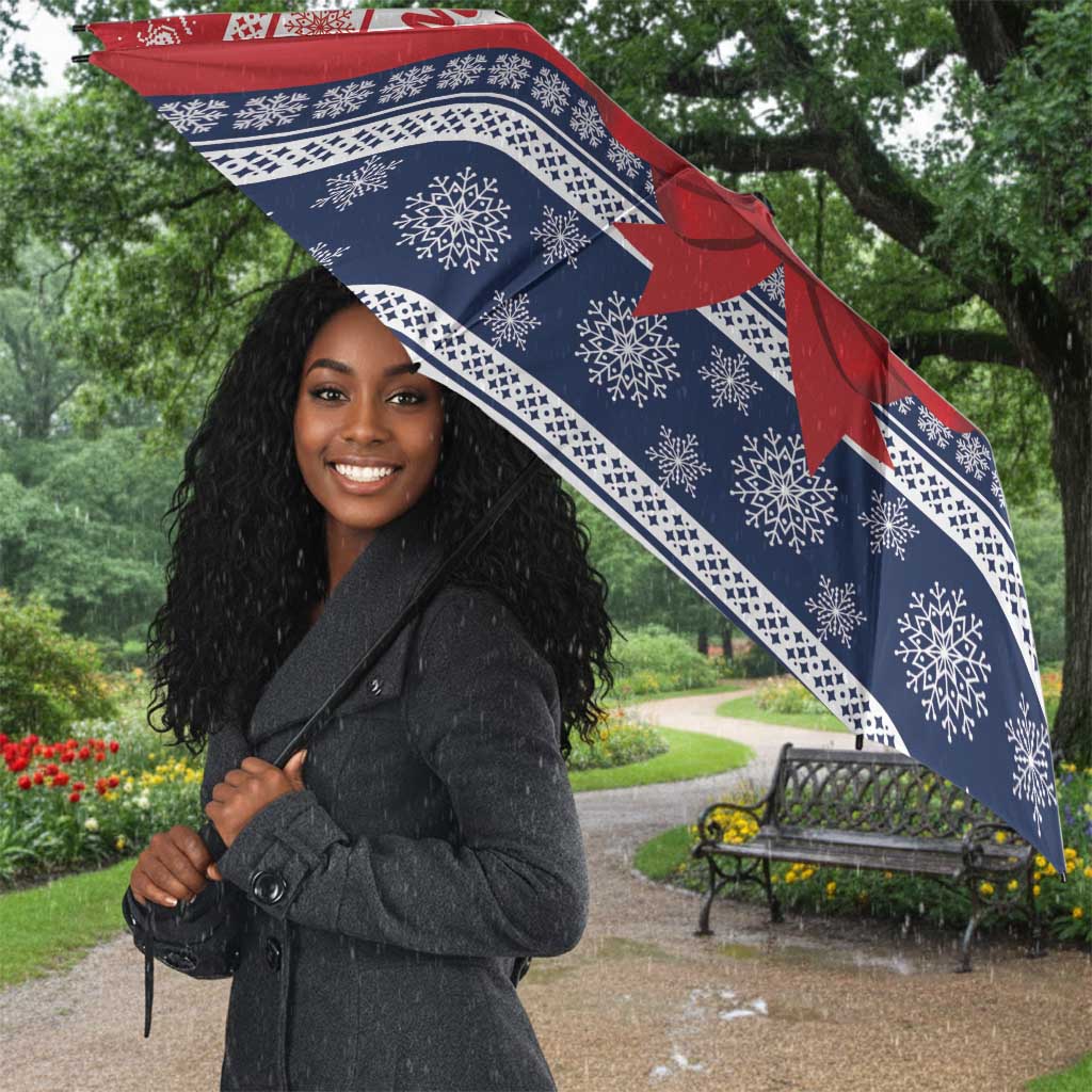 Mayotte Christmas Umbrella Joyeux Noel