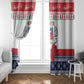 Afro Christmas in Mayotte Window Curtain Joyeux Noel - African Pride