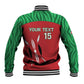 Custom Afro Athletics Kenya Baseball Jacket Kenyan Runner - Maasai Shield