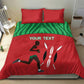 Custom Afro Athletics Kenya Bedding Set Kenyan Runner - Maasai Shield