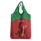 Custom Afro Athletics Kenya Grocery Bag Kenyan Runner - Maasai Shield