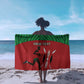 Custom Afro Athletics Kenya Sarong Kenyan Runner - Maasai Shield