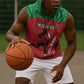 Custom Afro Athletics Kenya Sleeveless Hoodie Kenyan Runner - Maasai Shield - African Pride