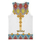 Happy Ethiopian Timkat Basketball Jersey Cross Mix Tilet Pattern - African Pride