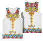 Happy Ethiopian Timkat Basketball Jersey Cross Mix Tilet Pattern - African Pride
