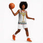 Happy Ethiopian Timkat Basketball Jersey Cross Mix Tilet Pattern - African Pride
