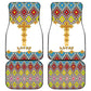 Happy Ethiopian Timkat Car Mats Cross Mix Tilet Pattern