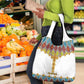 Happy Ethiopian Timkat Grocery Bag Cross Mix Tilet Pattern