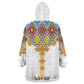 Happy Ethiopian Timkat Kid Wearable Blanket Hoodie Cross Mix Tilet Pattern