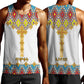 Happy Ethiopian Timkat Men Tank Top Cross Mix Tilet Pattern