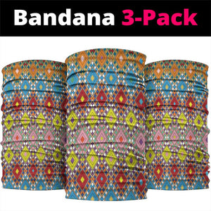 Happy Ethiopian Timkat Neck Gaiter Cross Mix Tilet Pattern - African Pride