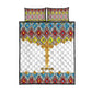 Happy Ethiopian Timkat Quilt Bed Set Cross Mix Tilet Pattern