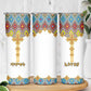 Happy Ethiopian Timkat Skinny Tumbler Cross Mix Tilet Pattern