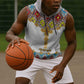Happy Ethiopian Timkat Sleeveless Hoodie Cross Mix Tilet Pattern - African Pride