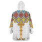 Happy Ethiopian Timkat Wearable Blanket Hoodie Cross Mix Tilet Pattern
