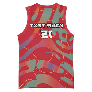 Afro Namibia Football Custom Basketball Jersey Go Namibia Warriors - Sporty Style - African Pride
