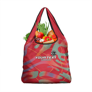 Afro Namibia Football Custom Grocery Bag Go Namibia Warriors - Sporty Style
