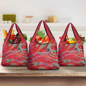 Afro Namibia Football Custom Grocery Bag Go Namibia Warriors - Sporty Style