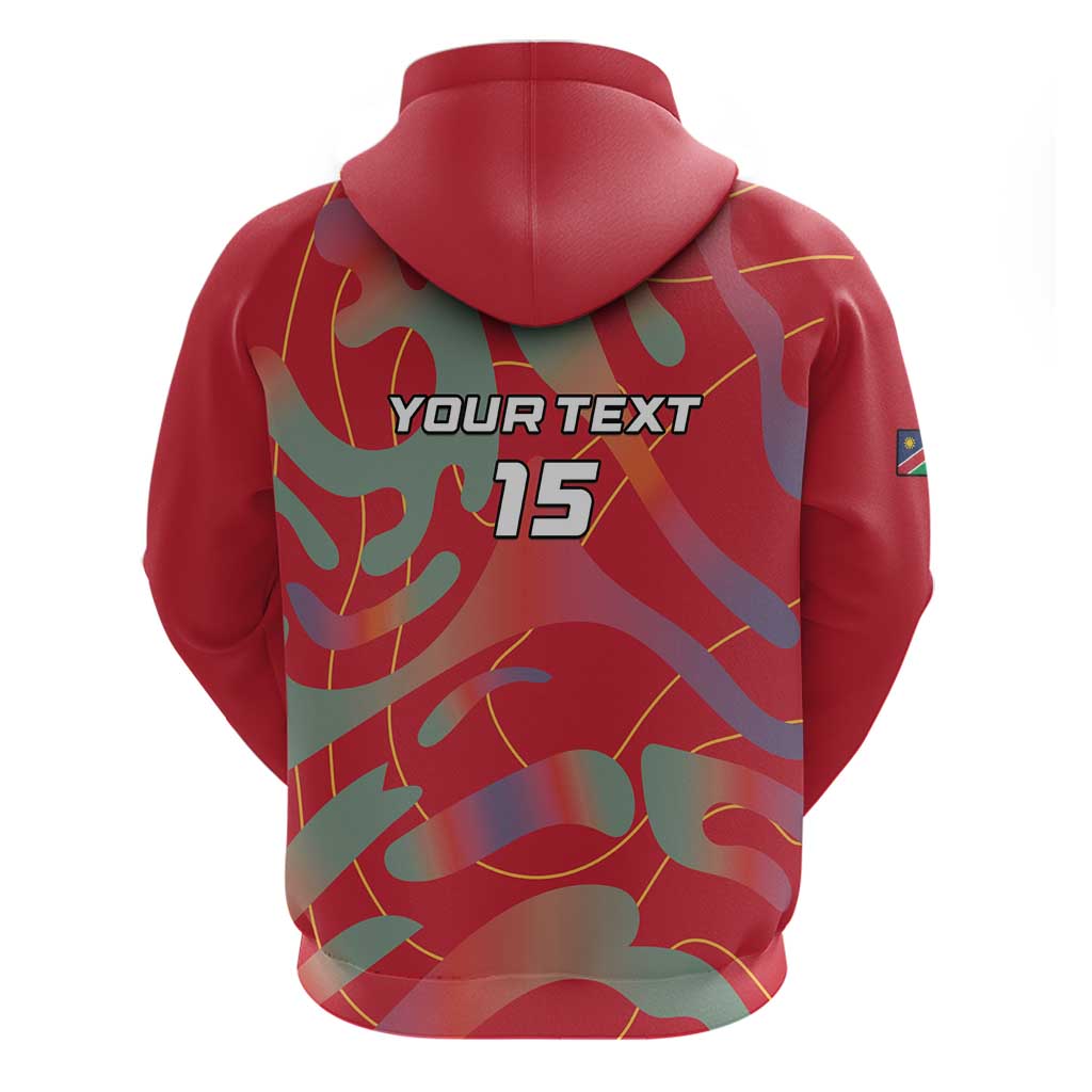 Afro Namibia Football Custom Hoodie Go Namibia Warriors - Sporty Style