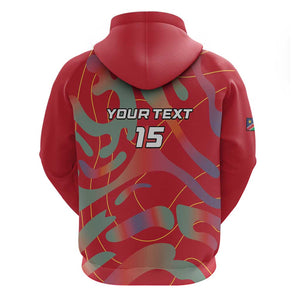 Afro Namibia Football Custom Hoodie Go Namibia Warriors - Sporty Style