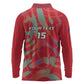 Afro Namibia Football Custom Long Sleeve Polo Shirt Go Namibia Warriors - Sporty Style