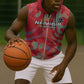 Afro Namibia Football Custom Sleeveless Zip Hoodie Go Namibia Warriors - Sporty Style - African Pride