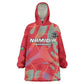 Afro Namibia Football Custom Wearable Blanket Hoodie Go Namibia Warriors - Sporty Style