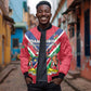 Personalised Namibia Bomber Jacket Coat Of Arms With Flag Map - Happy Independence Day