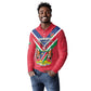 Personalised Namibia Long Sleeve Polo Shirt Coat Of Arms With Flag Map - Happy Independence Day