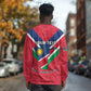 Personalised Namibia Long Sleeve Shirt Coat Of Arms With Flag Map - Happy Independence Day
