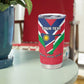 Personalised Namibia Tumbler Cup Coat Of Arms With Flag Map - Happy Independence Day