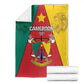 Cameroon National Day Blanket Lion Mix Coat Of Arms Style