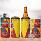 Personalised Cameroon National Day 4 in 1 Can Cooler Tumbler Lion Mix Coat Of Arms Style