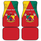 Cameroon National Day Car Mats Lion Mix Coat Of Arms Style