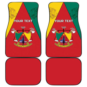 Cameroon National Day Car Mats Lion Mix Coat Of Arms Style