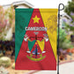 Cameroon National Day Garden Flag Lion Mix Coat Of Arms Style