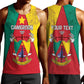 Personalised Cameroon National Day Men Tank Top Lion Mix Coat Of Arms Style