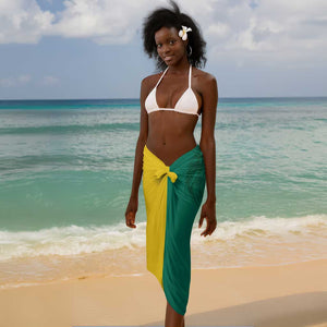 Cameroon National Day Sarong Lion Mix Coat Of Arms Style