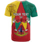 Personalised Cameroon National Day T shirt Lion Mix Coat Of Arms Style